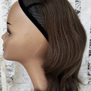 Vintage 100% Human Hair Fall from the 1970's -Dark brown #5 NEW with tags